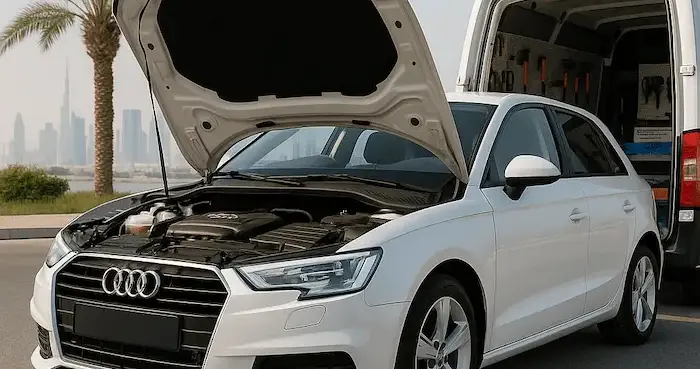 Modern BMW car under natural light