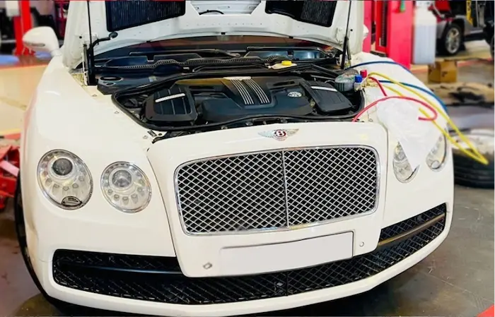 Bentley car showcasing advanced electrical systems and features