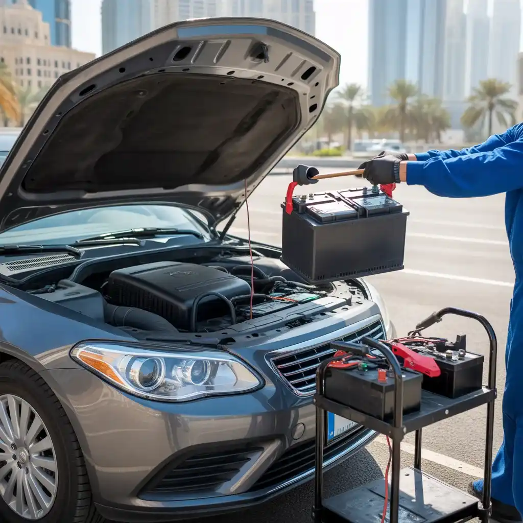 Car Battery Change in Dubai