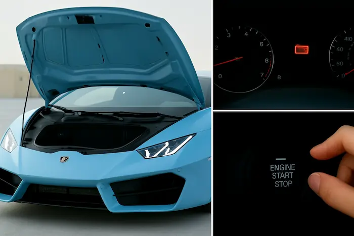 Different types of high-performance batteries for Lamborghini cars