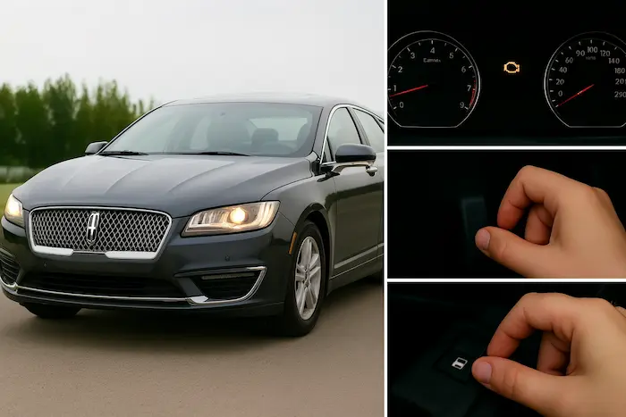 Car dashboard showing warning lights as early red flags